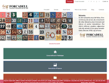 Tablet Screenshot of forcadell.com